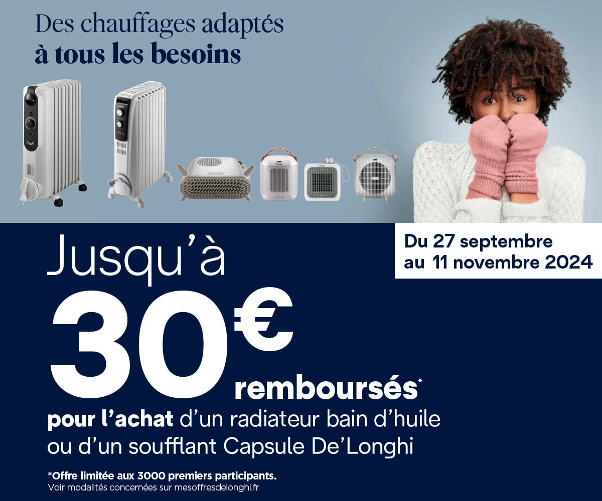 Offre Radiateurs bain d'huile et soufflant Capsule