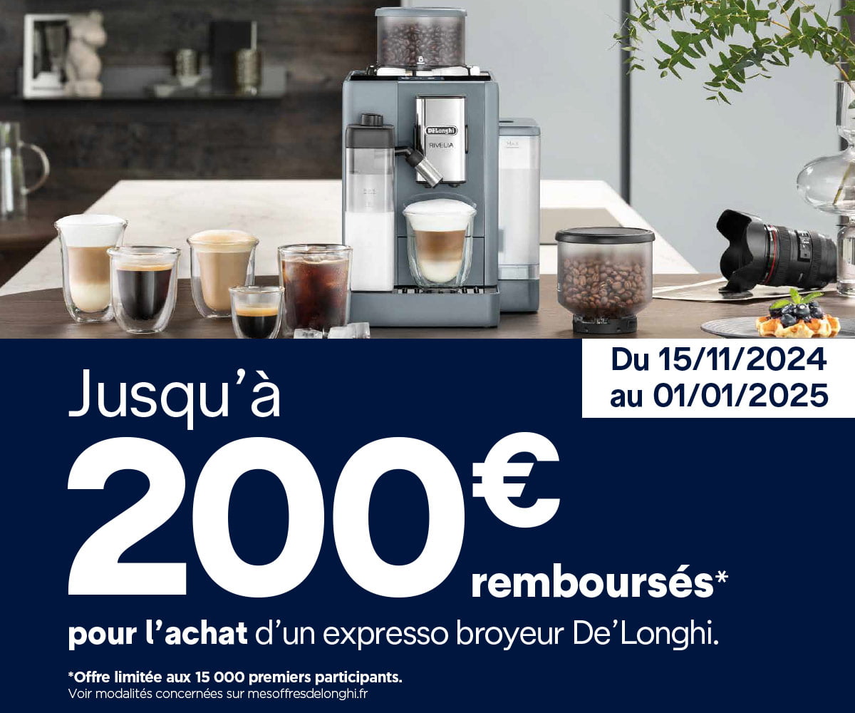 Offre Expresso Broyeur : jusqu'à 200€ remboursés