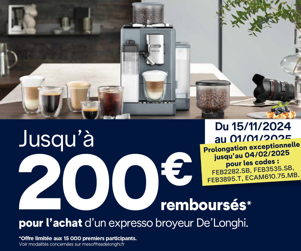 Offre Expresso Broyeur : jusqu'à 200€ remboursés