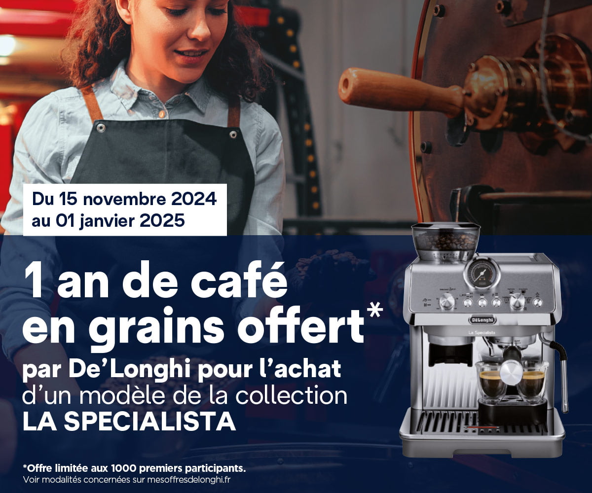 Offre La Specialista :<br /> 1 an de café en grains offert